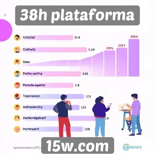 Estatísticas de usuários ativos na 38h plataforma